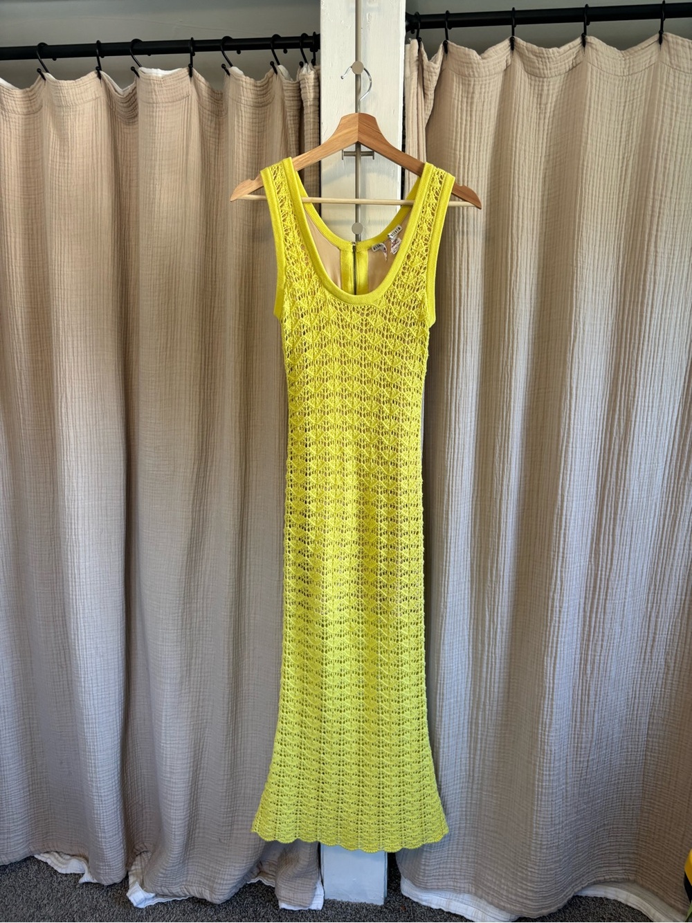 Alice + Olivia Showroom Sample- Crochet Maxi- XS